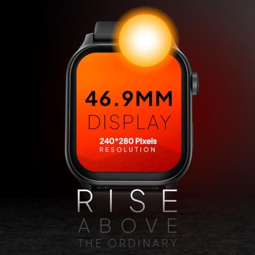 Fire-Boltt Rise Smart Watch with 1.85-inch HD Display and Bluetooth Calling