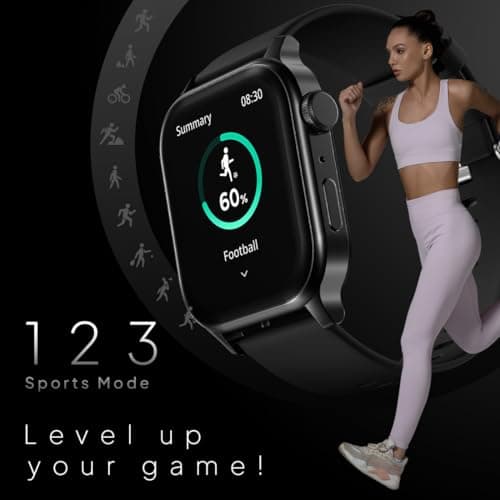 Fire-Boltt Rise Smart Watch with 1.85-inch HD Display and Bluetooth Calling