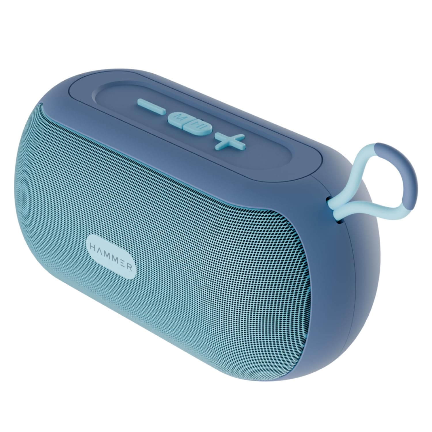 HAMMER Wave 10W Portable Bluetooth Speaker with Deep Bass & RGB Lights