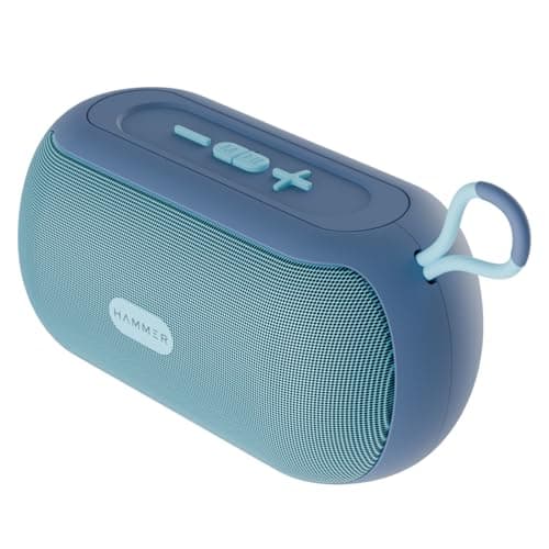 HAMMER Wave 10W Portable Bluetooth Speaker with Deep Bass & RGB Lights
