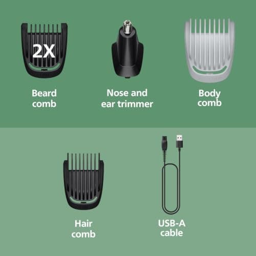 Philips BT1232/15 Cordless Men's Beard Trimmer with USB Charging