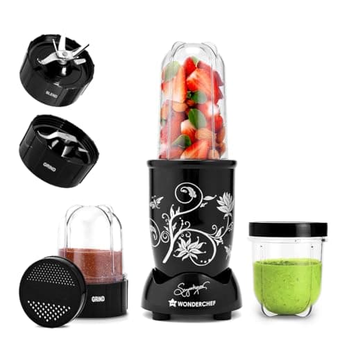 Wonderchef Nutri-blend 400W Mixer Grinder Blender with 2 Unbreakable Jars