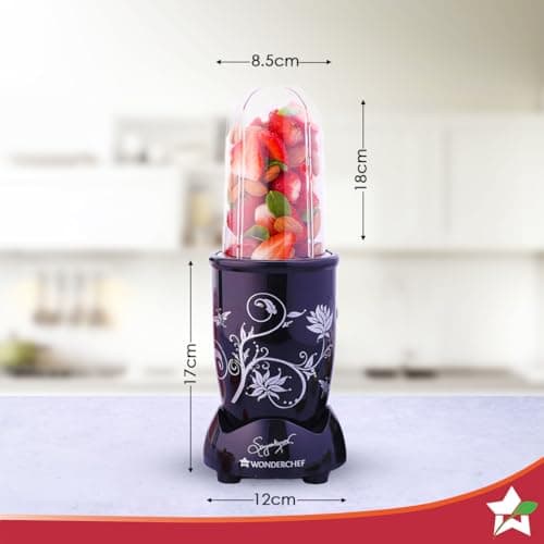Wonderchef Nutri-blend 400W Mixer Grinder Blender with 2 Unbreakable Jars