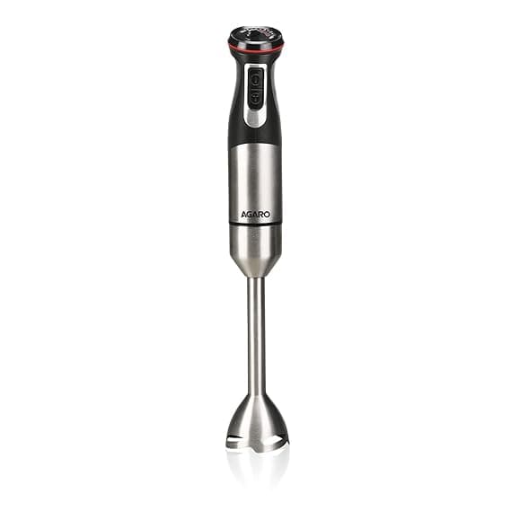 AGARO Grand 1000W Hand Blender with Chopper, Whisk & Beaker Set