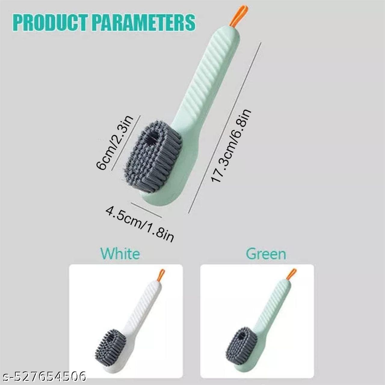 Automatic Liquid Shoe Cleaning Brush with Built-in Soap Dispenser |Multifunctional Cleaning Brush with Liquid Dispenser for Clothes, Shoe Cleaner, Sneaker Cleaner