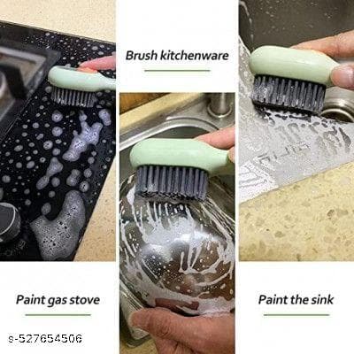 Automatic Liquid Shoe Cleaning Brush with Built-in Soap Dispenser |Multifunctional Cleaning Brush with Liquid Dispenser for Clothes, Shoe Cleaner, Sneaker Cleaner