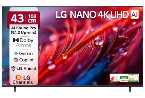 Best 43-Inch 4K QLED Smart TVs for Bright Living Rooms in India (2026)
