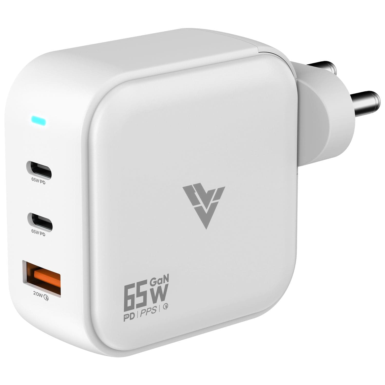 DR VAKU 65W Multi-Port GaN Fast Charger with USB-C PD